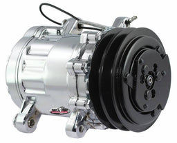 TUFFSTUFF R-134A Style, Double V-Groove Pulley Peanut Style A/C Compressor, Chrome TUF4517NADP Autofit