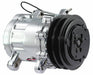 TUFFSTUFF R-134A Style, Double V-Groove Pulley Peanut Style A/C Compressor, Chrome TUF4517NADP Autofit