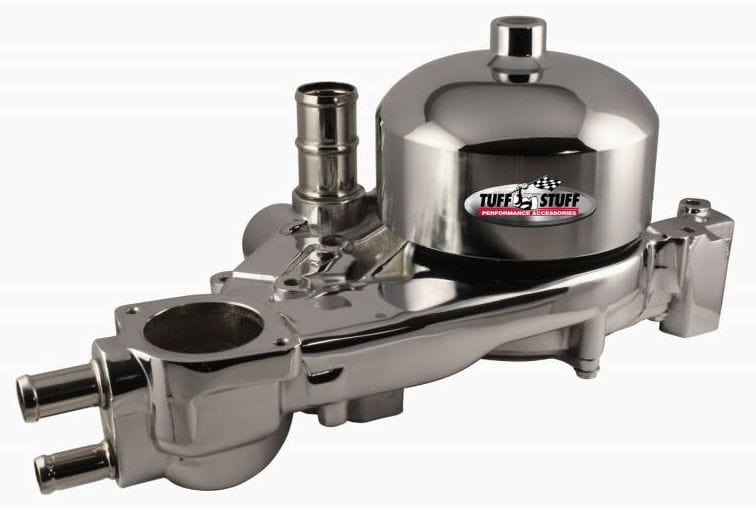 TUFFSTUFF Suit Holden/Chev LS1 With Pulley Chrome Cast Aluminium Water Pump TUF1310A Autofit