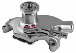 Tuffstuff Suit S/B Chev 262-400 Cast Short Water Pump, Chrome Finish TUF1354NA Autofit
