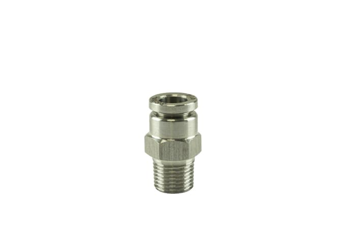 Turbosmart Turbosmart 1/8" NPT Str Pushloc Fitting - SS - 1/4" 1/8" NPT Str Pushloc Fitting - SS - 1/4" Autofit