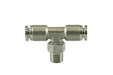Turbosmart Turbosmart 1/8" NPT Tee Pushloc Fitting - SS - 1/4" 1/8" NPT Tee Pushloc Fitting - SS - 1/4" Autofit