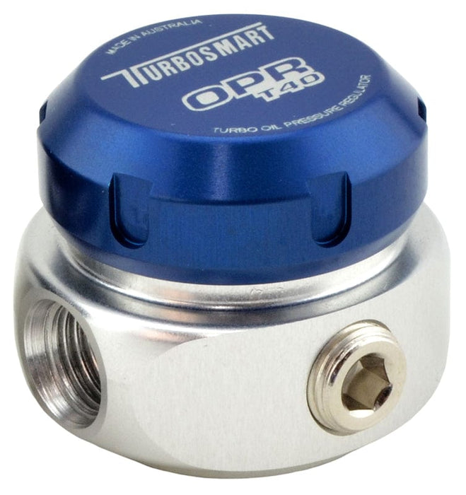 Turbosmart Turbosmart OPRt40 Oil Pressure Regulator - Blue TS-0801-1001 - OPR T40 OIL PRESSURE REG BLUE Autofit