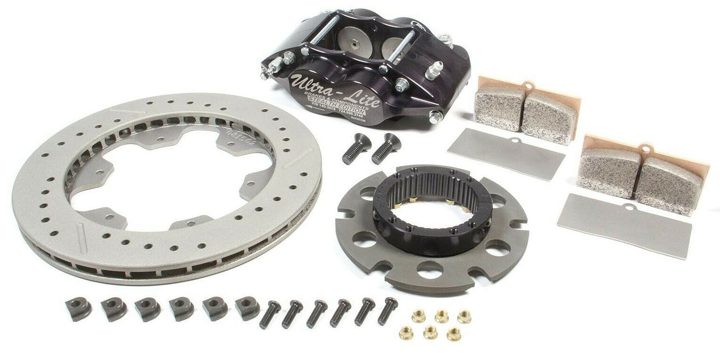 ULTRALITE with Featherlite Titainium Inboard Brake Kit - Black RED-ULB4108113BK Autofit