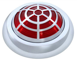 UPI 1950 Pontiac Style With Chrome Spider Overlay LED Rear Taillight Assembly UPSTL1004LED Autofit