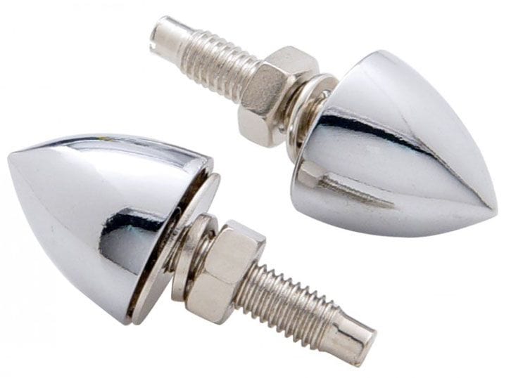 UPI (4 Pack) Chrome Bullet License Plate Fastener UP10889 Autofit