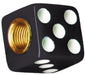 UPI Black With White Dots (4-Pack) Dice Vale Caps UP70007 Autofit