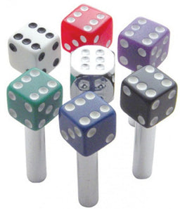 UPI Black With White Dots (Pair) Dice Door Lock Knob UP70042 Autofit