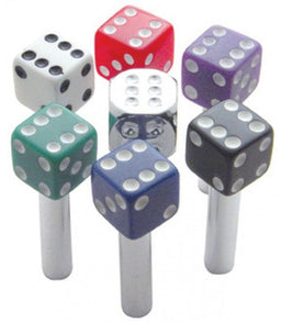 UPI Blue With White Dots (Pair) Dice Door Lock Knob UP70043 Autofit