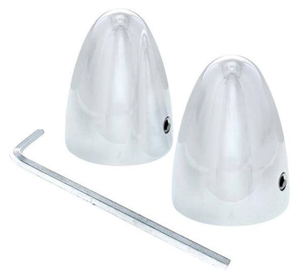 UPI Chrome Wiper Shaft Bullets, Fits 0.55" Shaft UPC4041 Autofit