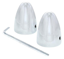 UPI Chrome Wiper Shaft Bullets, Fits 5/8" Shaft UPC4041L Autofit