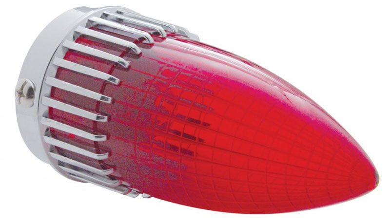 UPI Red Lens, Suit 1959 Cadillac Chrome Tail Light Assembly UPC8007 Autofit