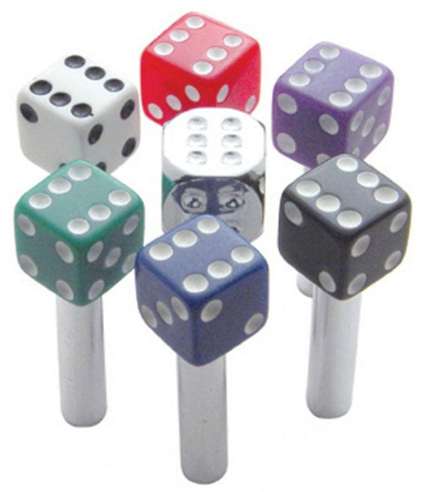 UPI Reproductions Purple With White Dots (Pair) Dice Door Lock Knob UP70151 Autofit