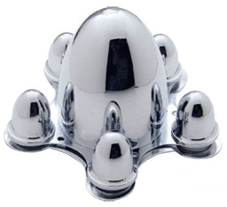 UPI Suit 5 X 4-1/2" Bolt Circle (Set Of 4) Chrome Spider Wheel Caps UPC8057 Autofit