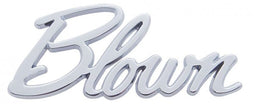 UPI With Studs & Clips Chrome "Blown" Script Emblem UPS1010 Autofit