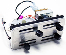 VINTAGEAIR 4.69" wide x 2.5" tall, Internally lighted Vintage Air Gen II 4 Lever Machined Horizontal Control Panel VA48103-SHQ Autofit