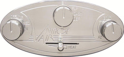VINTAGEAIR 5.5" wide x 2.5" tall. Vintage Air Streamline Gen II Pro Line Panel. VA48104-RHQ Autofit