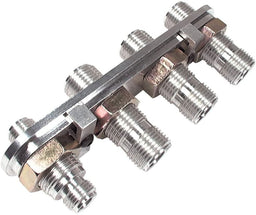 VINTAGEAIR -6 & -10 Male O-Ring 1.5" x 6.5" Vintage Air A/C & Heater 4-Way Inline Bulkhead VA34317-VUQ Autofit