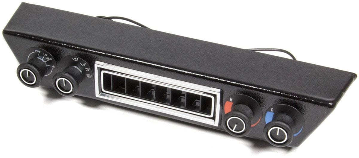 VINTAGEAIR For Gen II Systems With Servo Heater Valve Vintage Air Gen II 4 Knob Under Dash Pod With Louvre VA49205-RHA Autofit