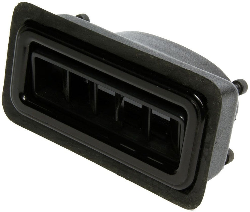 VINTAGEAIR Vintage Air Streamline Louvre Black Anodised Trim With Black Vanes. Face Size 4" Autofit