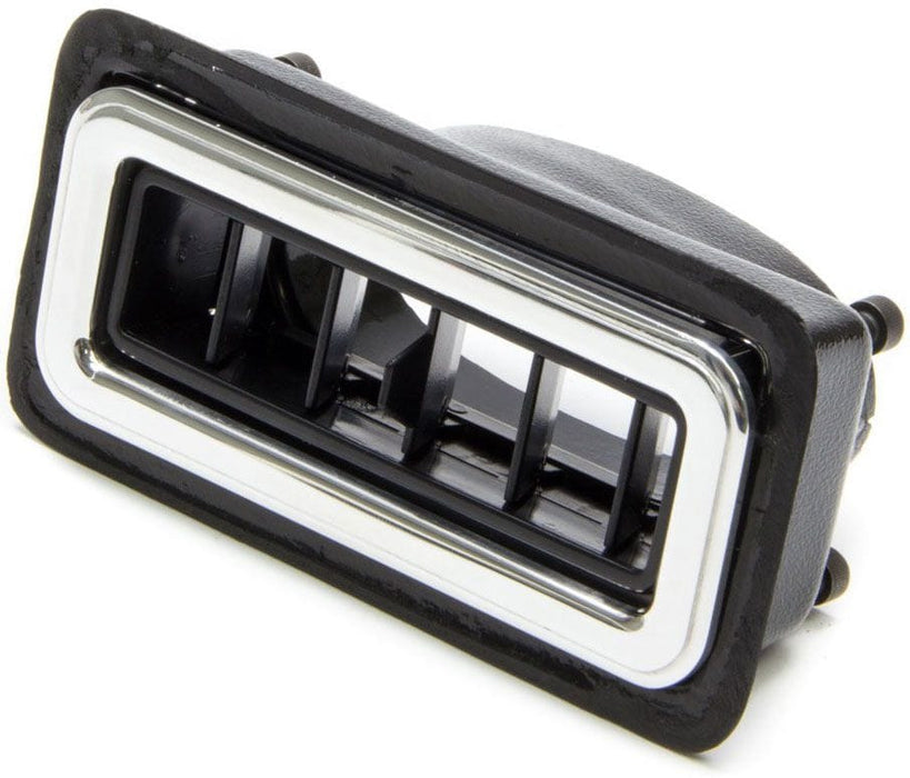 VINTAGEAIR Vintage Air Streamline Louvre Smooth Polished Aluminium Trim. Face Size 4" x 1.7 Autofit