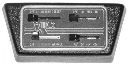 VINTAGEAIR Vintage Air Under dash Pod VA47211-SHA Autofit