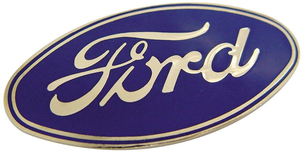 VINTIQUE Suit 1928-30 Ford, Blue Cloisonne Vintique Inc Radiator Shell Badge VIA-8212-A Autofit