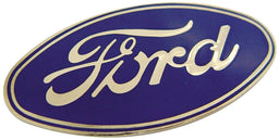 VINTIQUE Suit 1928-30 Ford, Blue Cloisonne Vintique Inc Radiator Shell Badge VIA-8212-A Autofit