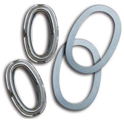 VINTIQUE Suit 1932 Ford Roadster & Phaeton (Pair) Chrome Door Handle Escutcheons VIB-46270-AS Autofit