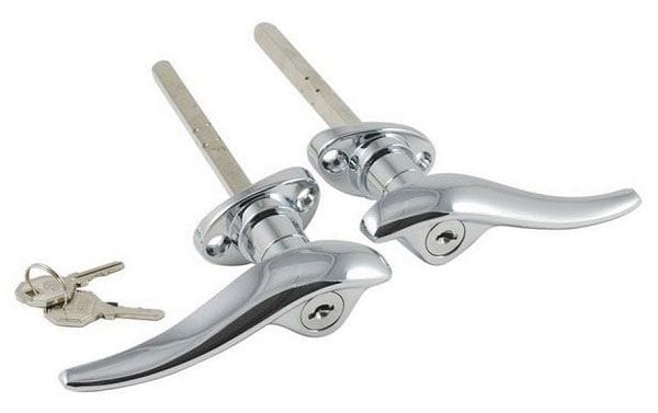 VINTIQUE Suit 1932 Ford Vintique Inc S/S Outside Locking Door Handles VIB-702350-1-L Autofit