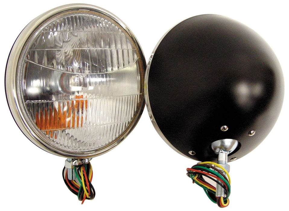 VINTIQUE Suit 1933-34 Ford Pick Up & Commercial Vintique Inc S/S Head Lamps With Turn Signal VI46-13000-QSTS Autofit