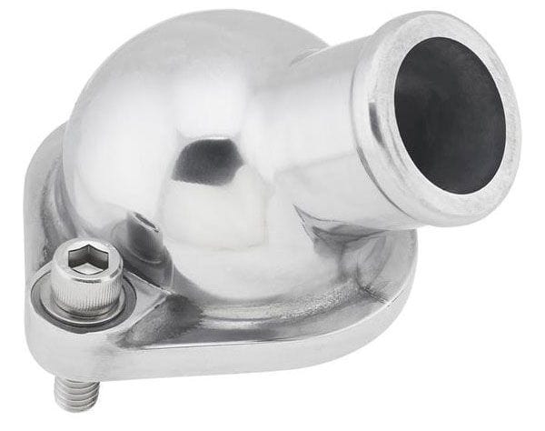 VINTIQUE Suit 1949-53 Ford Flathead Vintique Inc Polished Cast Aluminium Water Neck VI8A-8592-HR Autofit