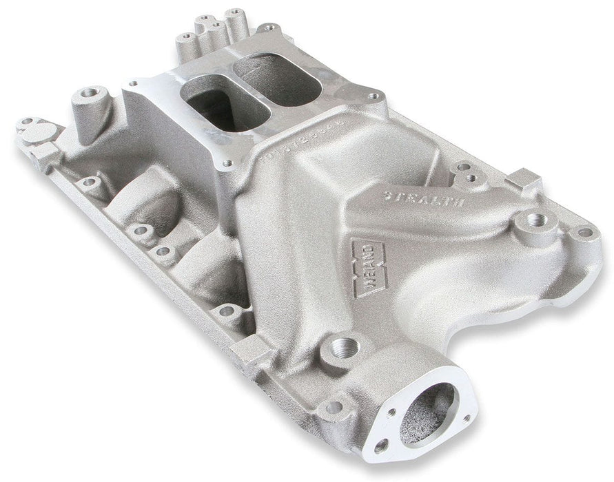 Weiand 351 Windsor, Satin Finish Weiand SB Ford Stealth Intake Manifold WM8023 Autofit