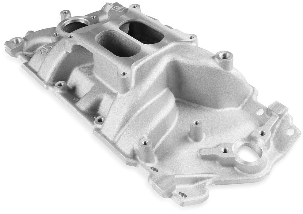 Weiand Non/EGR 262ci-400ci, 1955-1986 Cylinder Heads, Satin Finish Weiand SB Chev Speed Warrior Intake Manifold WM8150 Autofit