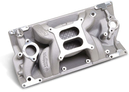 WEIAND Non/EGR 262ci-400ci, with Vortec (L31) Cylinder Heads, Satin Finish Weiand SB Chev Speed Warrior Intake Manifold WM8502 Autofit
