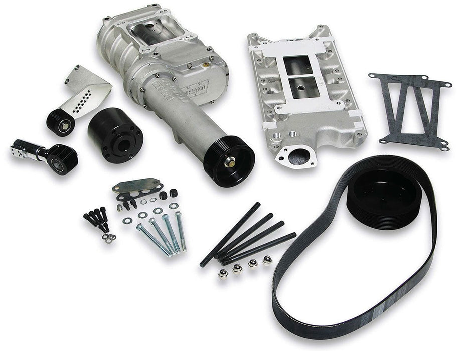 Weiand Weiand SB Ford 174 Pro-Street Supercharger Kit Satin Finish Autofit