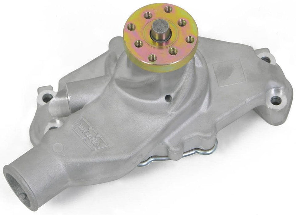 WEIAND With "Twisted Snout" design, Short , Satin Finish Weiand SB Chev Action+Plus Water Pump WM9208 Autofit