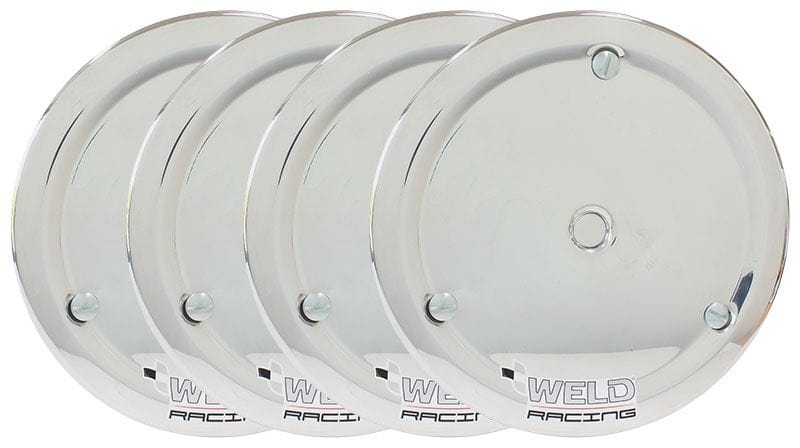 WELD 10" Wheel BeadLoc Ultra Cover (4 Pack) Micro Sprint Mud Covers - Polished WEP650-5160 Autofit