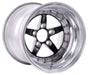 WELD 15" x 10" 3.5" B/S With 5 x 4.5" B/C Weld Star RT - Black Center WE791B-510206 Autofit