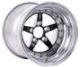 WELD 15" x 10" 3.5" B/S With 5 x 4.75" B/C Weld Star RT - Black Center WE791B-510276 Autofit
