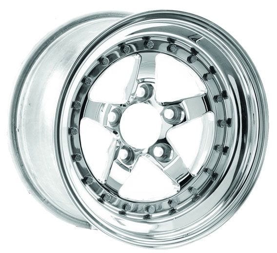 WELD 15" x 10" 4.5" B/S With 5 x 4.75" B/C Weld Star RT - Polished Center WE791P-510278 Autofit