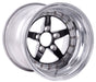WELD 15" x 10" 5.5" B/S With 5 x 4.5" B/C Weld Star RT - Black Center WE791B-510210 Autofit