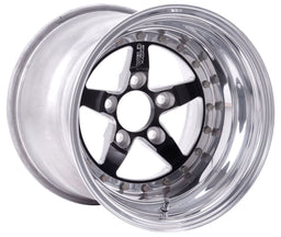 WELD 15" x 12" 3.5" B/S With 5 x 4.75" B/C Weld Star RT - Black Center WE791B-512276 Autofit