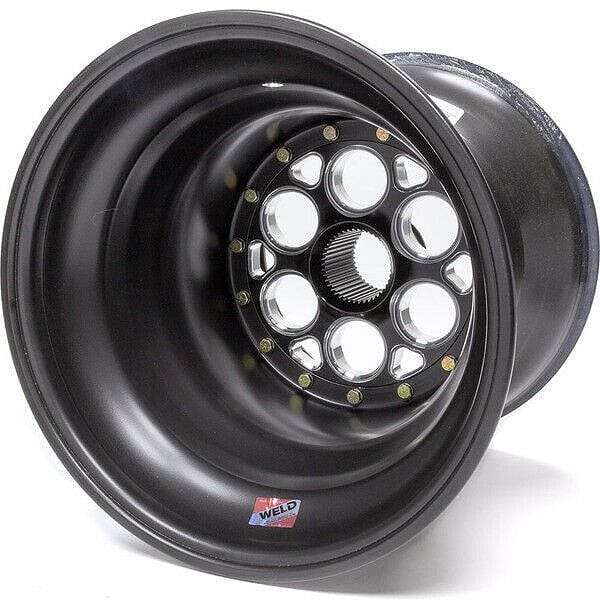 WELD 15" x 15" , 42 Spline, 7" Offset, Inner Bead-Loc Magnum Sprint Rim - All Black WE735B-515B37 Autofit