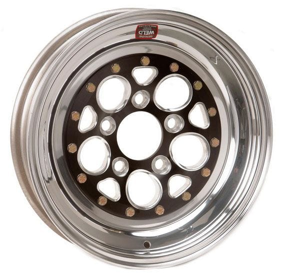 WELD 15" x 4.0" 1.75 B/S Suit 5 x 4.75 B/C Magnum 2.0 Drag Front Runner - Black Center WE786B-504272 Autofit