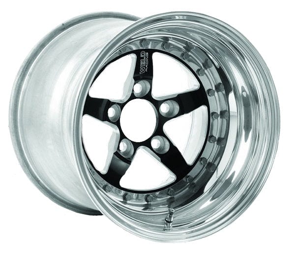 WELD 15" x 8" 4.5" B/S With 5 x 4.5" B/C Weld Star RT - Black Center WE791B-58208 Autofit