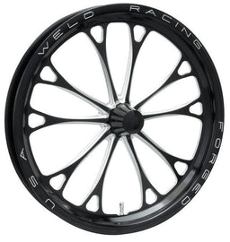 WELD 17" x 2.25" 1.13 B/S Suit Anglia Spindle Mount V-Series Drag Front Runner 1-Piece - Black WE784B-17000 Autofit