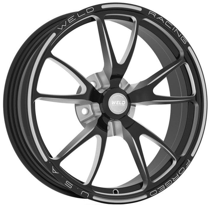 WELD 17" x 4.5" 2.25" B/S Suit 5 x 4.5" B/C Full Throttle Drag Front Runner 1-Piece - Black WE782B-1704204 Autofit