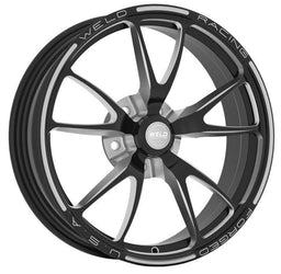 WELD 17" x 4.5" 2.25" B/S Suit 5 x 4.75" B/C Full Throttle Drag Front Runner 1-Piece - Black WE782B-1704274 Autofit