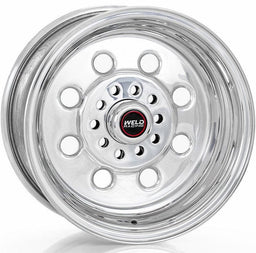 WELD 5 x 4.5/4.75" (Multi-Fit) Bolt Circle with 3.5" Backspace Draglite 15" x 5" Wheel - Polished Finish WE90-55346 Autofit
